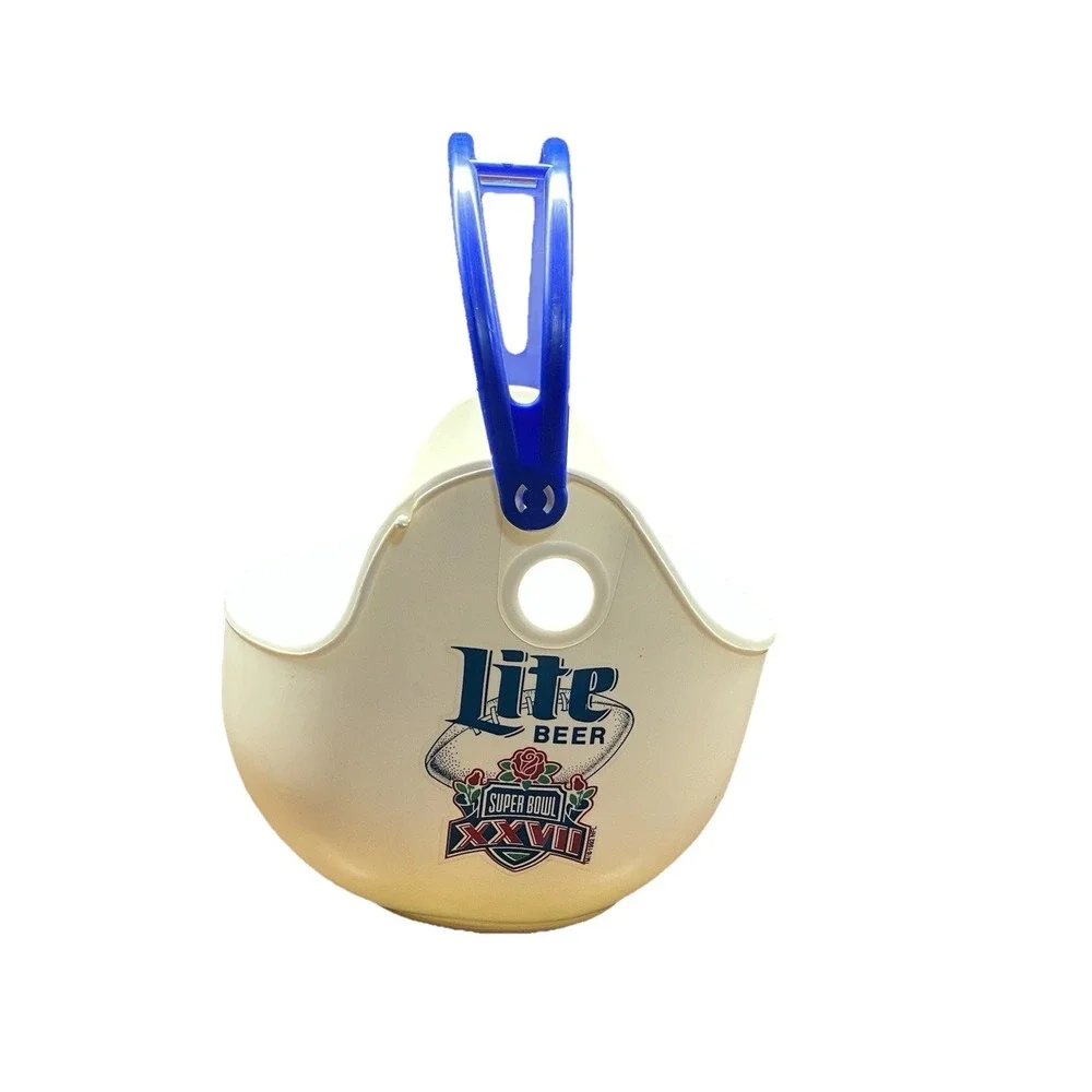 Vintage Super Bowl XXVII Miller Lite Dallas Cowboys Helmet Beer‎ Bucket 1993